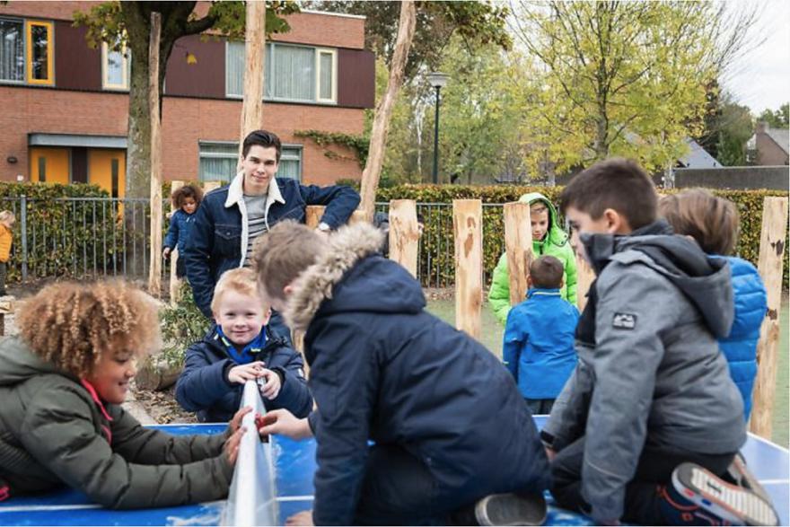 docent met leerlingen